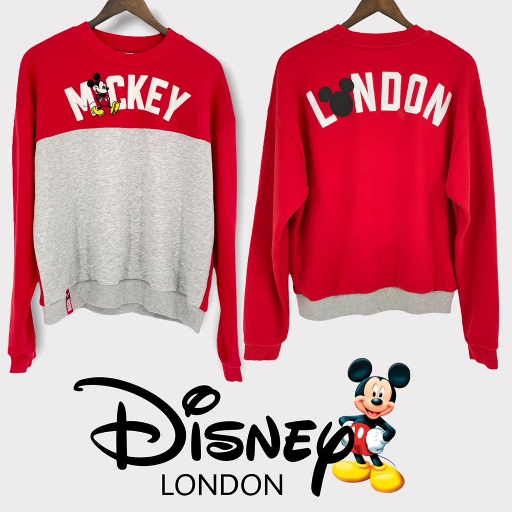 Disney London Mickey‎ Mouse Crew Neck Sweater Size XL